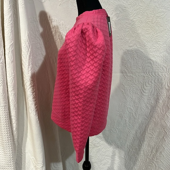 Fate embossed puff long‎ sleeve sweater, size small, NWT - Picture 8 of 16